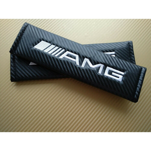 AMG Mercedes Benz AMG Seat Belt Cover Pads x2 on OnBuy