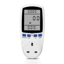 Smart Socket Time/Watt/Cost Display Overload Protection Save Energy Power Meter