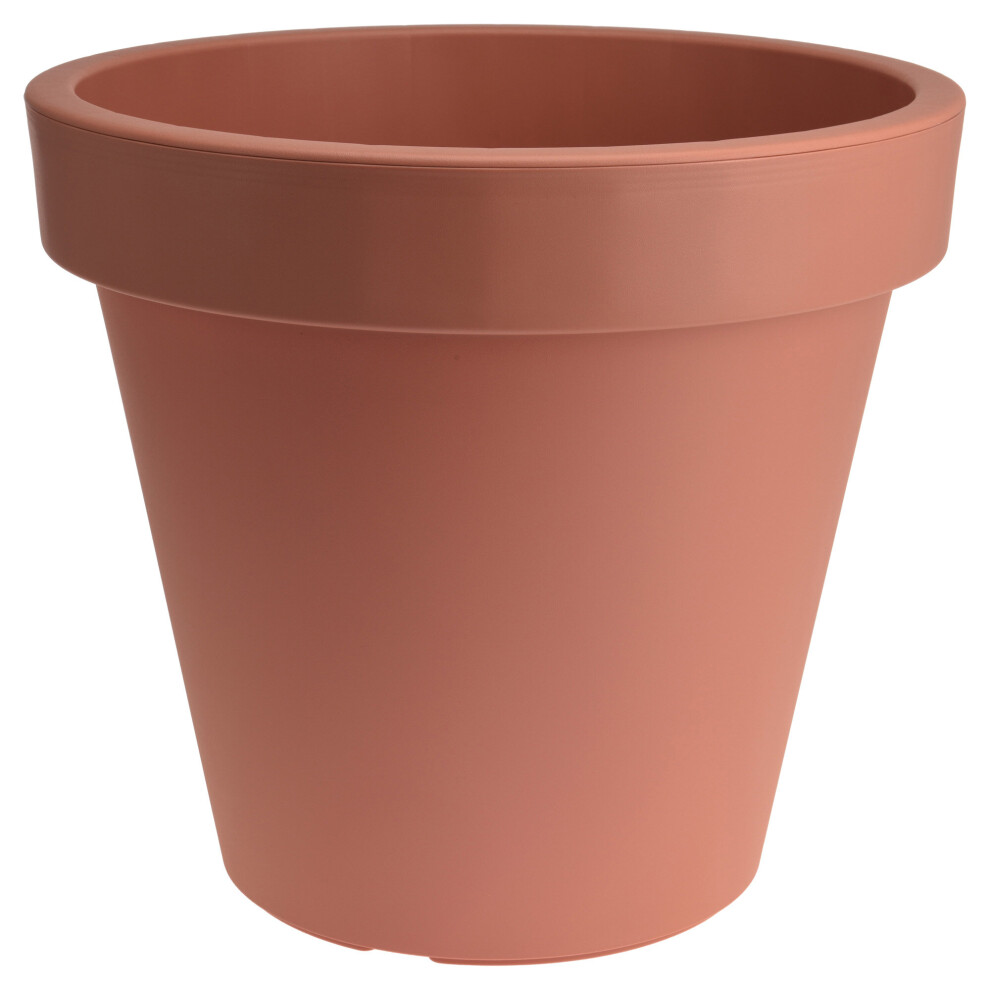 (35cm, Brown ) Plastic Flower Plant Indoor Outdoor Planter Pots