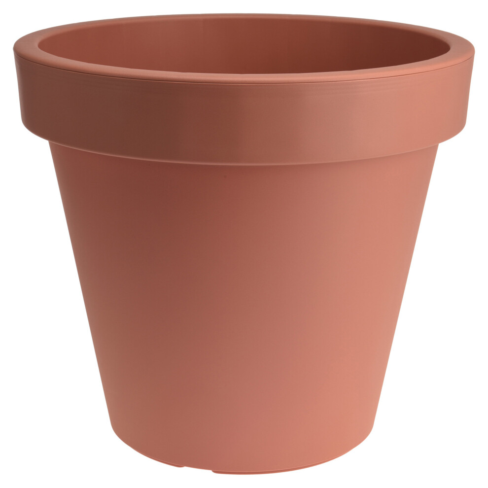 (40cm, Brown ) Plastic Flower Plant Indoor Outdoor Planter Pots