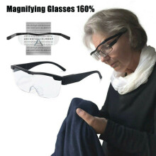 Lunettes loupe mains libres 160% avec led pour la lecture et la couture