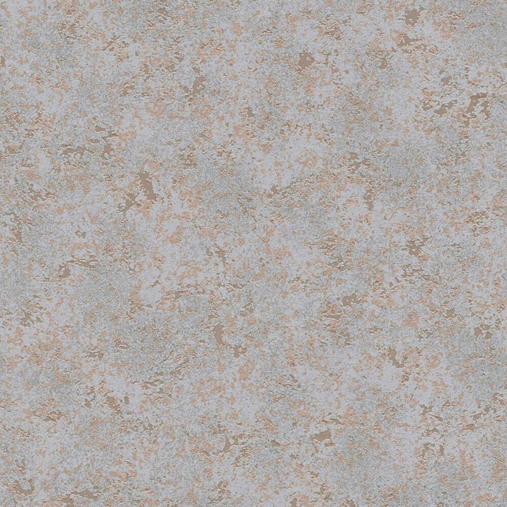 (Rose Gold 3777-08) As Creation Industrial Concrete Stone Wallpaper Non Woven Vinyl Fleece Metallic 4000776377708
