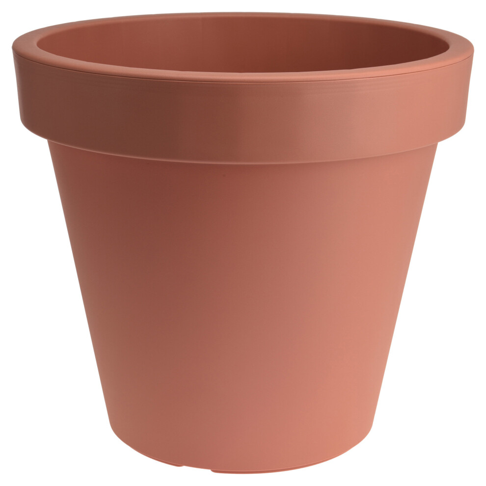 (30cm, Brown ) Plastic Flower Plant Indoor Outdoor Planter Pots