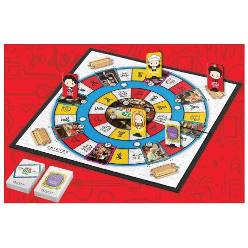 Friends Friends Trivia Race To Central Perk Board Game 1