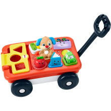 Fisher Price Pull & Play Learning Wagon GCV97 - Interactive Baby Wagon with Songs, Shapes & Colorful Lights (6+ Months)