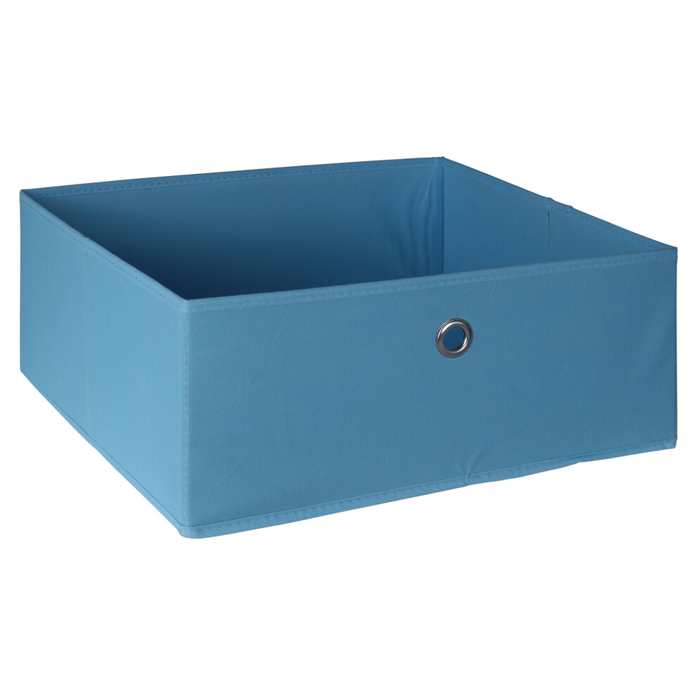 (Light Blue, 1) Collapsible Storage Boxes Non Woven Kids Toys