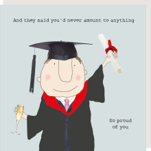 Rosie Made A Thing Graduation So Proud Of You Card Humour Greeting Cards