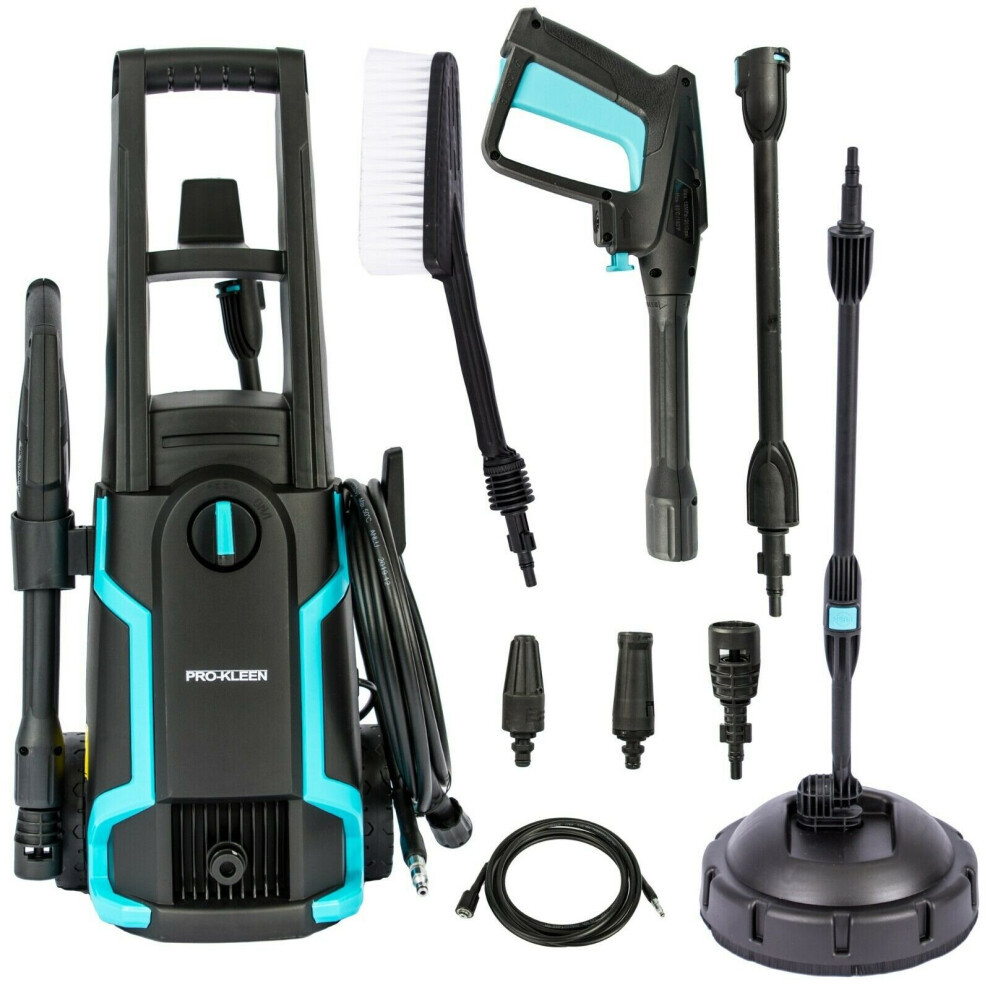 (Cleaning Brush & Patio Cleaning Brush Attachment) Pressure Washer 1.6kW Car & Patio Cleaning Kits