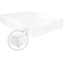 (White, Double) Super Soft 100% Brushed Cotton Thermal Flannelette Sheets Set (Fitted Sheet + Flat Sheet + Pair of Pillowcases) Available in 6 Colours