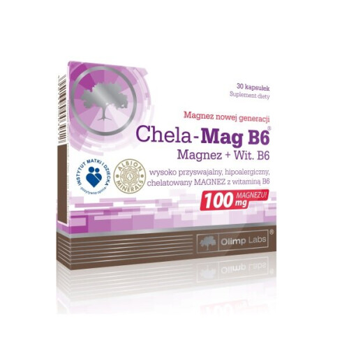 Olimp Chela Mag B6 30 Caps Magnesium Healthy Bones