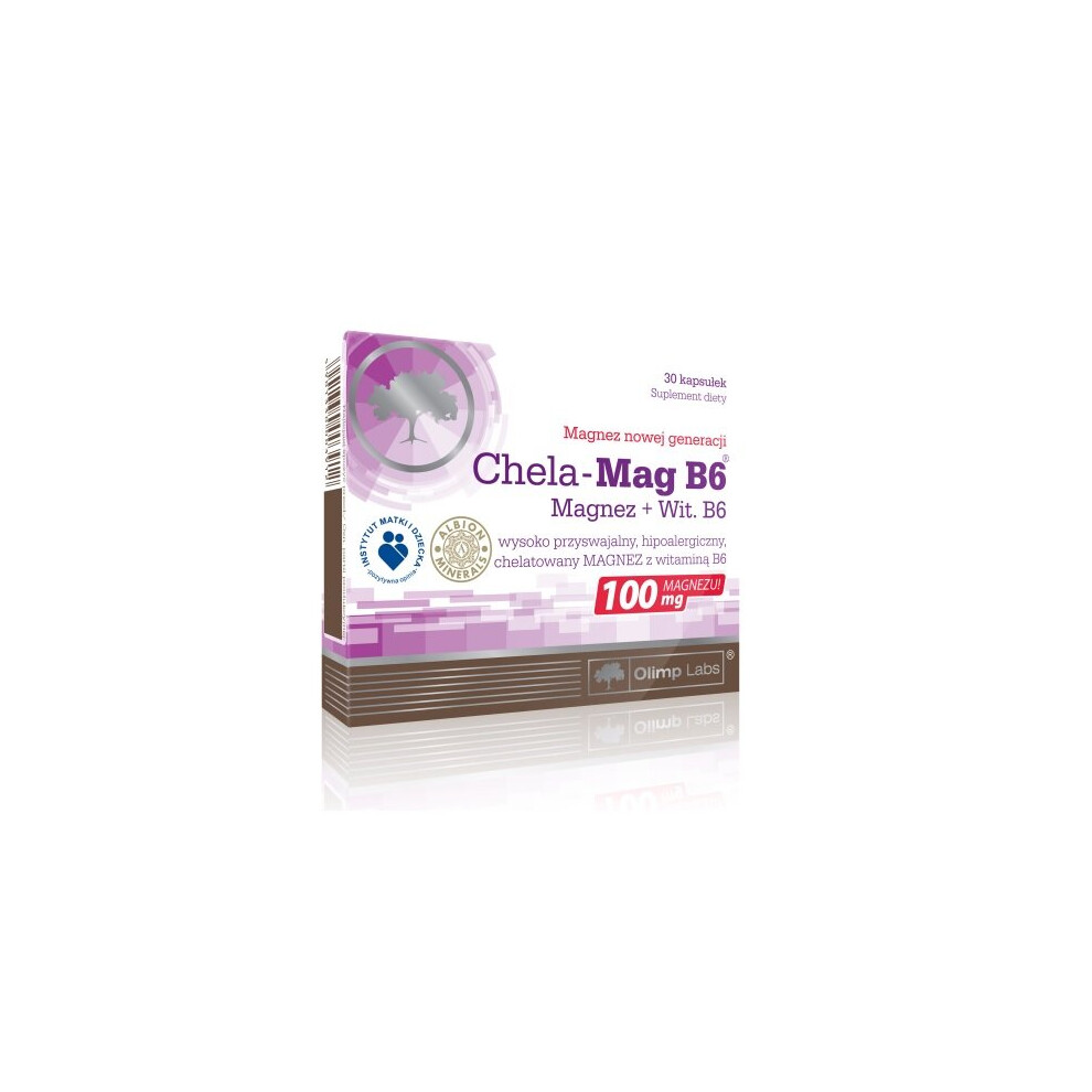 Olimp Chela Mag B6 30 Caps Magnesium Healthy Bones