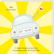Rosie Made A Thing Just Passed Your Driving Test Card Humour Greeting Cards