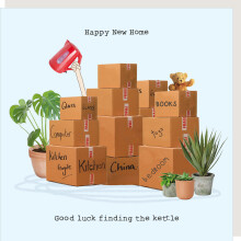 Rosie Made A Thing Happy New Home Finding The Kettle Card Humour Greeting Cards