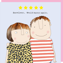 Rosie Made A Thing Five Star Would Marry Again Card Humour Greeting Cards