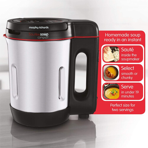 Morphy Richards Morphy Richards 501027 Compact Sauté & Soup Maker, 1L