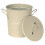 (Light Greay) Metal Compost Caddy - Recycling Food Waste Bin 2