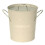 (Light Greay) Metal Compost Caddy - Recycling Food Waste Bin 1