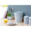 (Light Greay) Metal Compost Caddy - Recycling Food Waste Bin 6