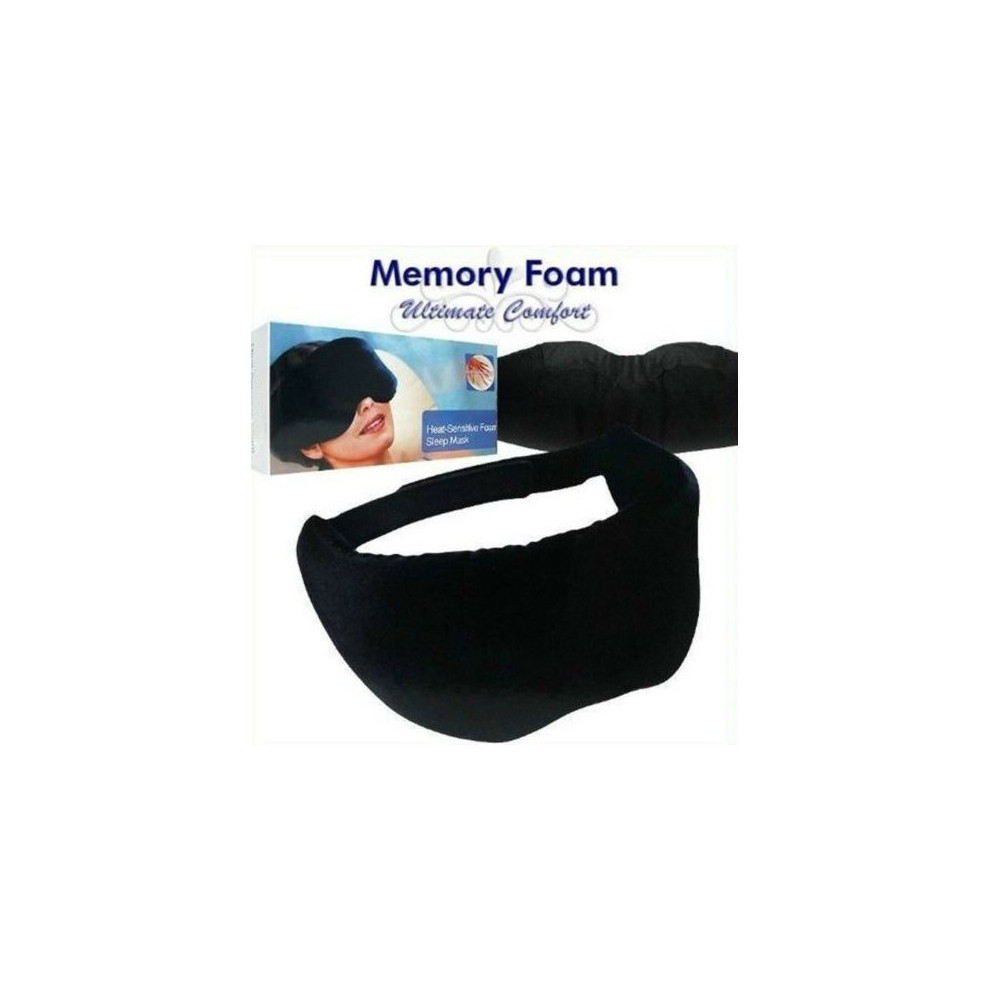 NEW: Memory Foam Heat Sensitive Eye Sleeping Sleep Mask Eye Cover