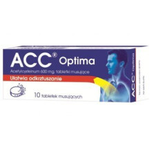 Acc Optima 600mg Cold and Flu Respiratory Problems 10 tablets