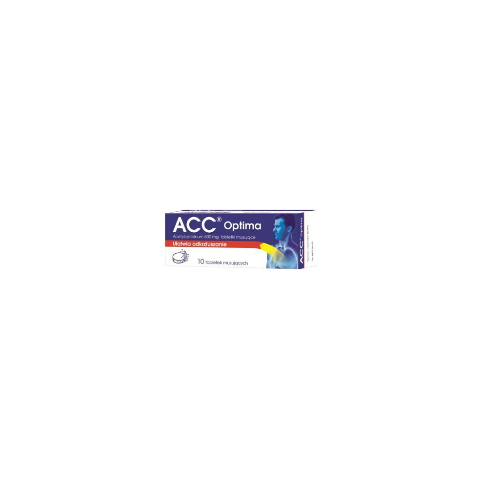 Acc Optima 600mg Cold and Flu Respiratory Problems 10 tablets