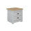 Birlea Birlea Highgate 2 Drawer Bedside - Grey & Oak - Farmhouse Style 2