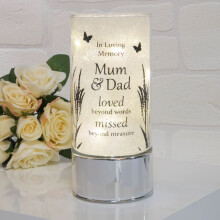 Thoughts Of You Memorial Glitter Tube Light - Mum