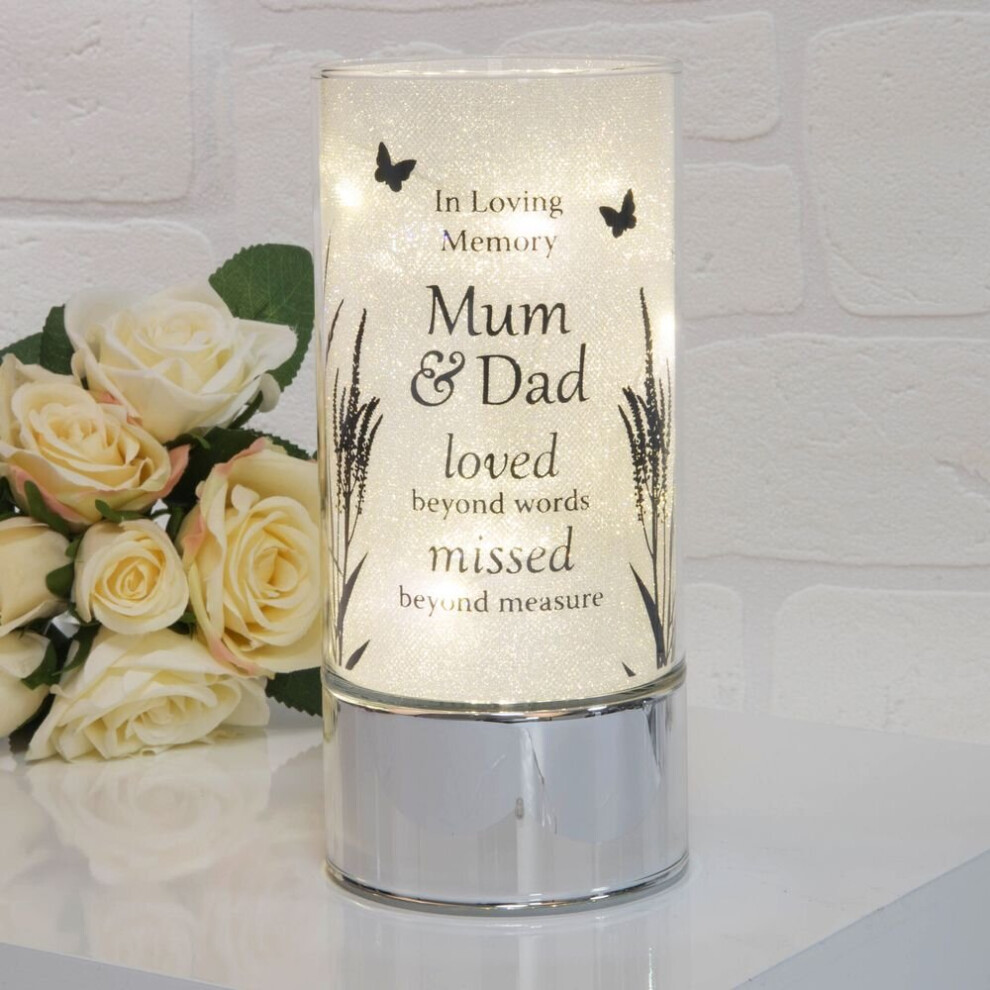 Thoughts Of You Memorial Glitter Tube Light - Mum