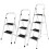 (2 Step) Folding Step Ladder Iron Strong DIY Ladders 1