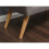 Milan Upholstered Bench / Window Seat in Grey 2