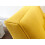 Milan Mustard Fabric Window Button Seat Bench with Solid Wooden Legs 6