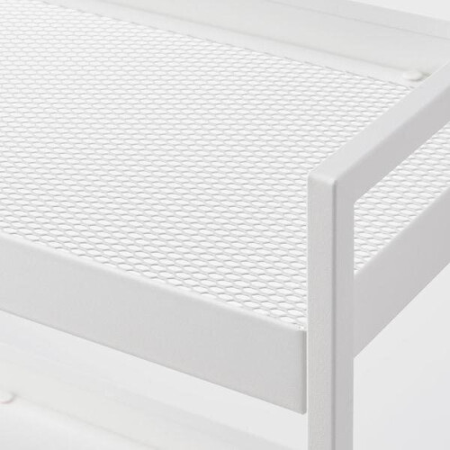 NISSAFORS Trolley, white 50.5x30x83 cm 2