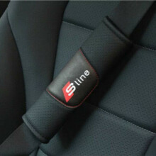 2-Piece High-Quality Seat Belt Shoulder Cushion Covers for Audi Sline