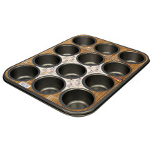 Blaumann 12 Cup Muffin Tray Cake Pan Baking Tin Cupcake Carbon Steel