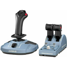 THRUSTMASTER Joystick TCA Officer Pack Airbus Edition: réplica ergonômica do Airbus Mini-stick e Quadrant