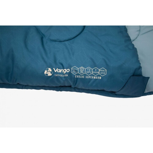 Vango Vango Evolve Sleeping Bag | 100% Recycled Plastics | 3 Season Earth Collection 2