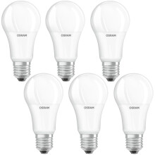 (6) Dimmable E27 Osram LED Light Bulbs