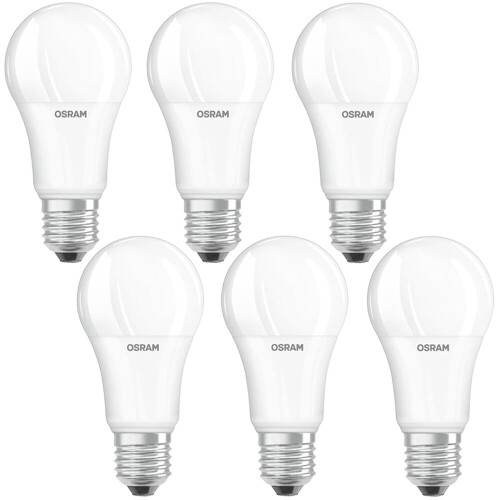 OSRAM (6) Dimmable E27 Osram LED Light Bulbs