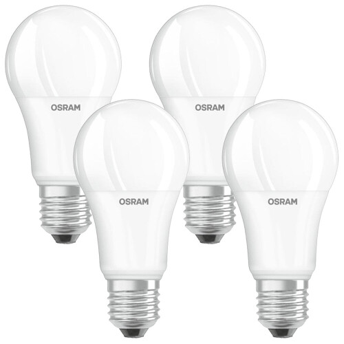 OSRAM (4) Dimmable E27 Osram LED Light Bulbs