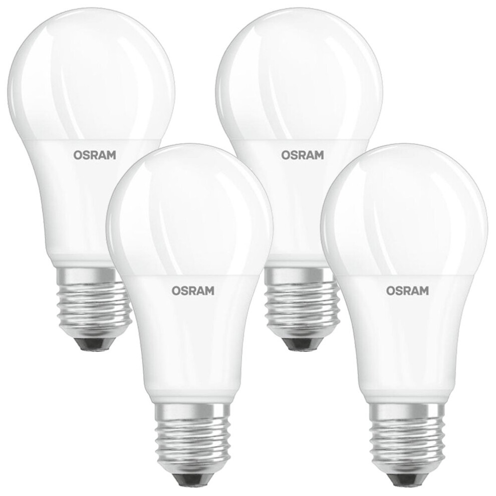 (4) Dimmable E27 Osram LED Light Bulbs