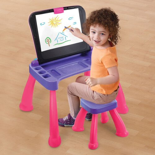 VTech VTech Touch and Learn Activity Desk Deluxe, Rosa 1