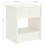 VidaXL vidaXL Solid Pinewood Bedside Cabinet White 40 cm Nightstand Side End Table 6