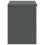 VidaXL vidaXL Solid Pinewood Bedside Cabinet Dark Grey 40 cm Wooden Side End Table 3