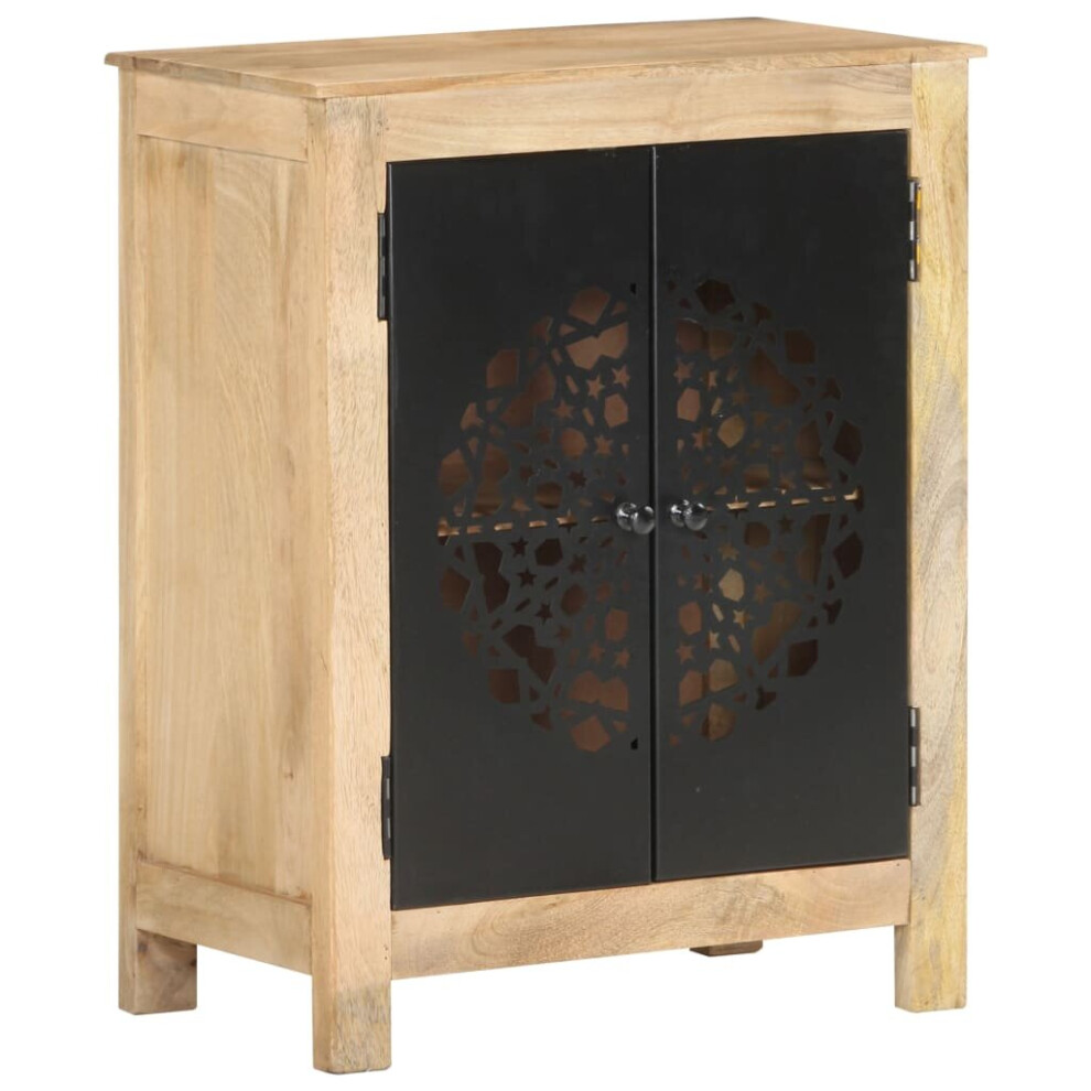 Vidaxl Solid Mango Wood Sideboard Wooden Storage Side Cabinet Buffet Cupboard