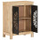VidaXL vidaXL Solid Mango Wood Sideboard Wooden Storage Side Cabinet Buffet Cupboard 5