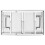 VidaXL vidaXL Kitchen Folding Work Table 100x60x80 cm Stainless Steel Catering Bench 4