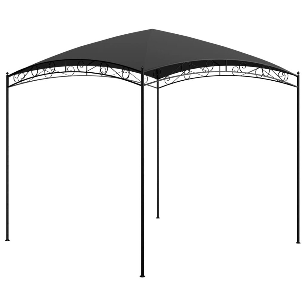 vidaXL Gazebo 3x3x2.65 m Anthracite 180 g/mÂ² Garden Canopy Shelter Party Tent