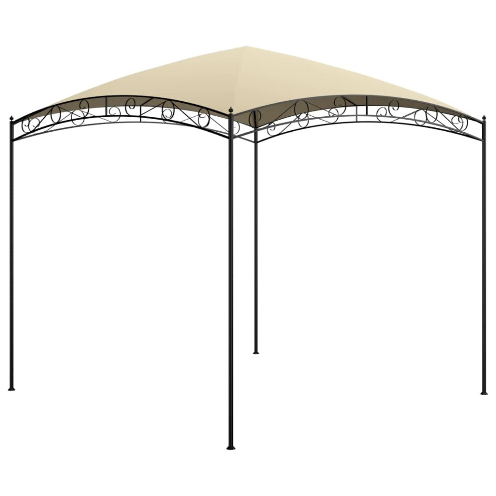 vidaXL Gazebo 3x3x2.65 m Cream 180 g/mÂ² Garden Canopy Shelter Party Tent Shade