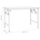VidaXL vidaXL Kitchen Folding Work Table 120x60x80 cm Stainless Steel Catering Bench 7