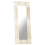 VidaXL vidaXL Solid Mango Wood Mirror White 110x50 cm Home Wall Mounted Makeup Mirror 8